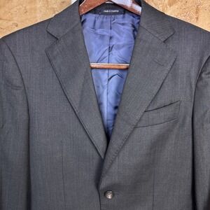 SUITSUPPLY‎ Napoli Blazer Men's 32 Straight Slim Cut Wool 2 Button Zignone Gray